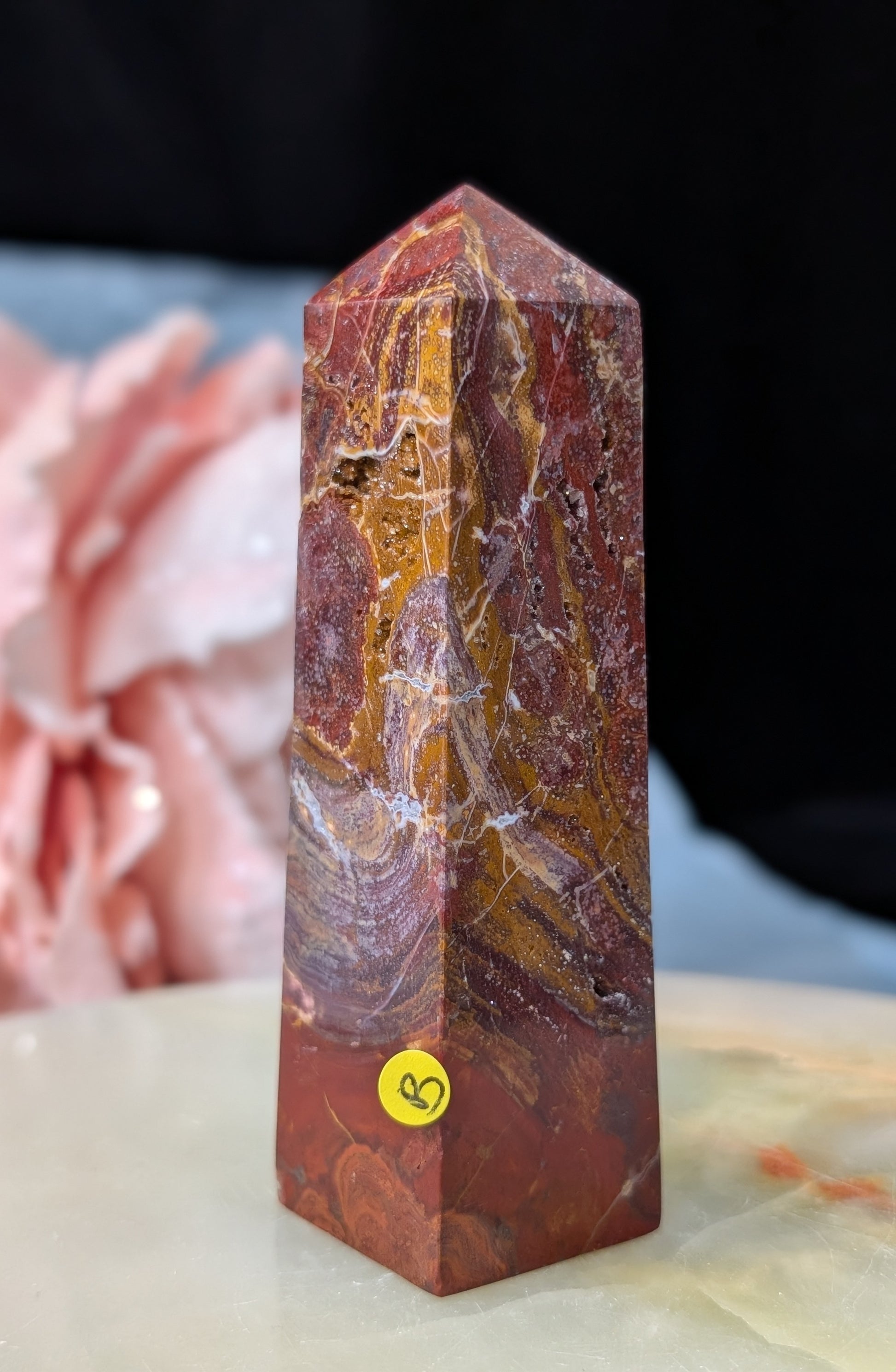 Indonesian Red Jasper Tower