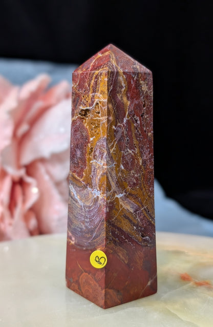 Indonesian Red Jasper Tower