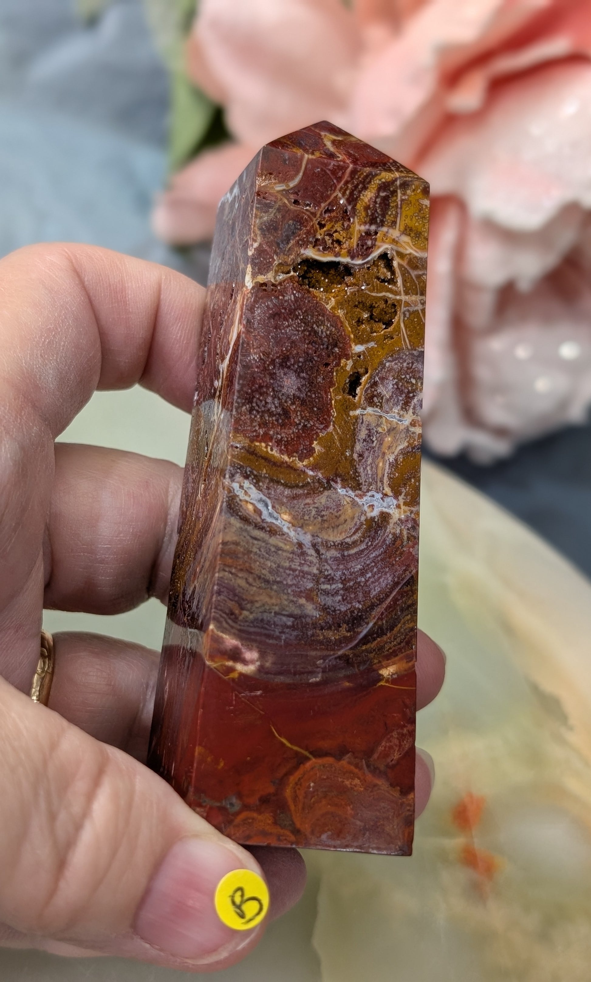 Indonesian Red Jasper Tower