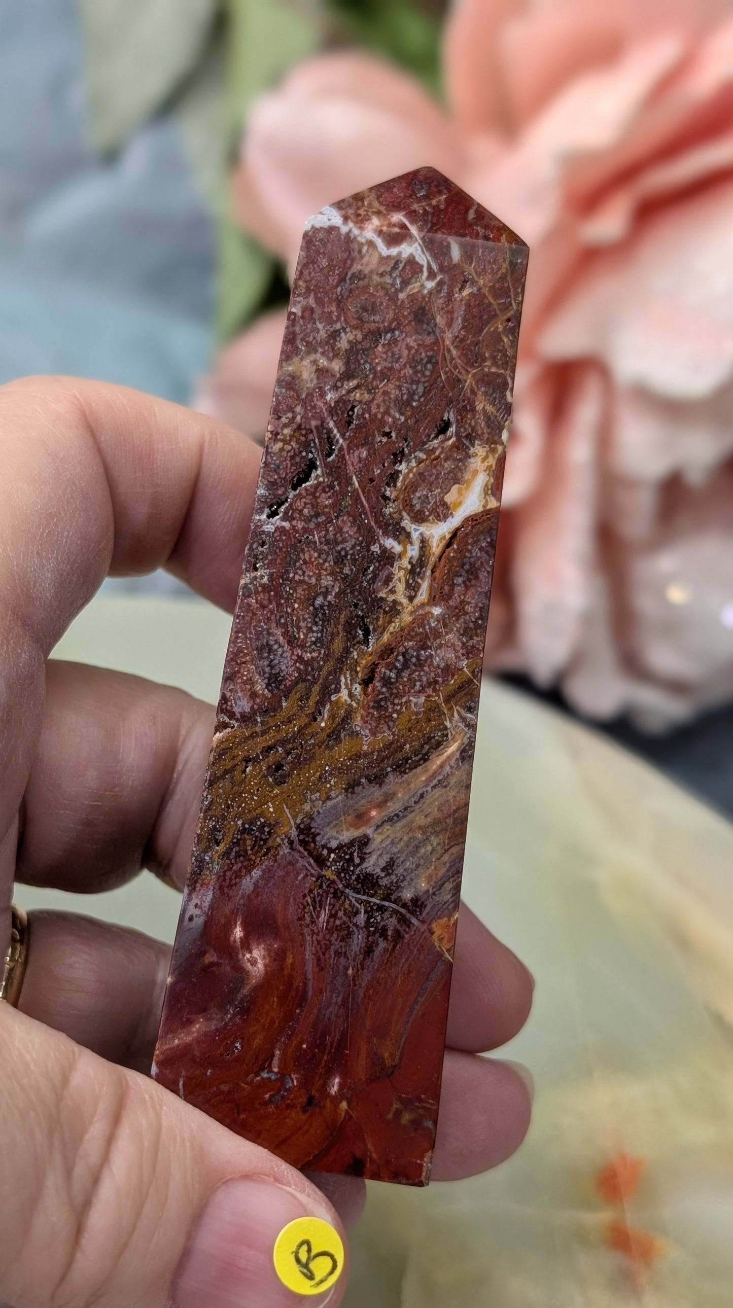 Indonesian Red Jasper Tower