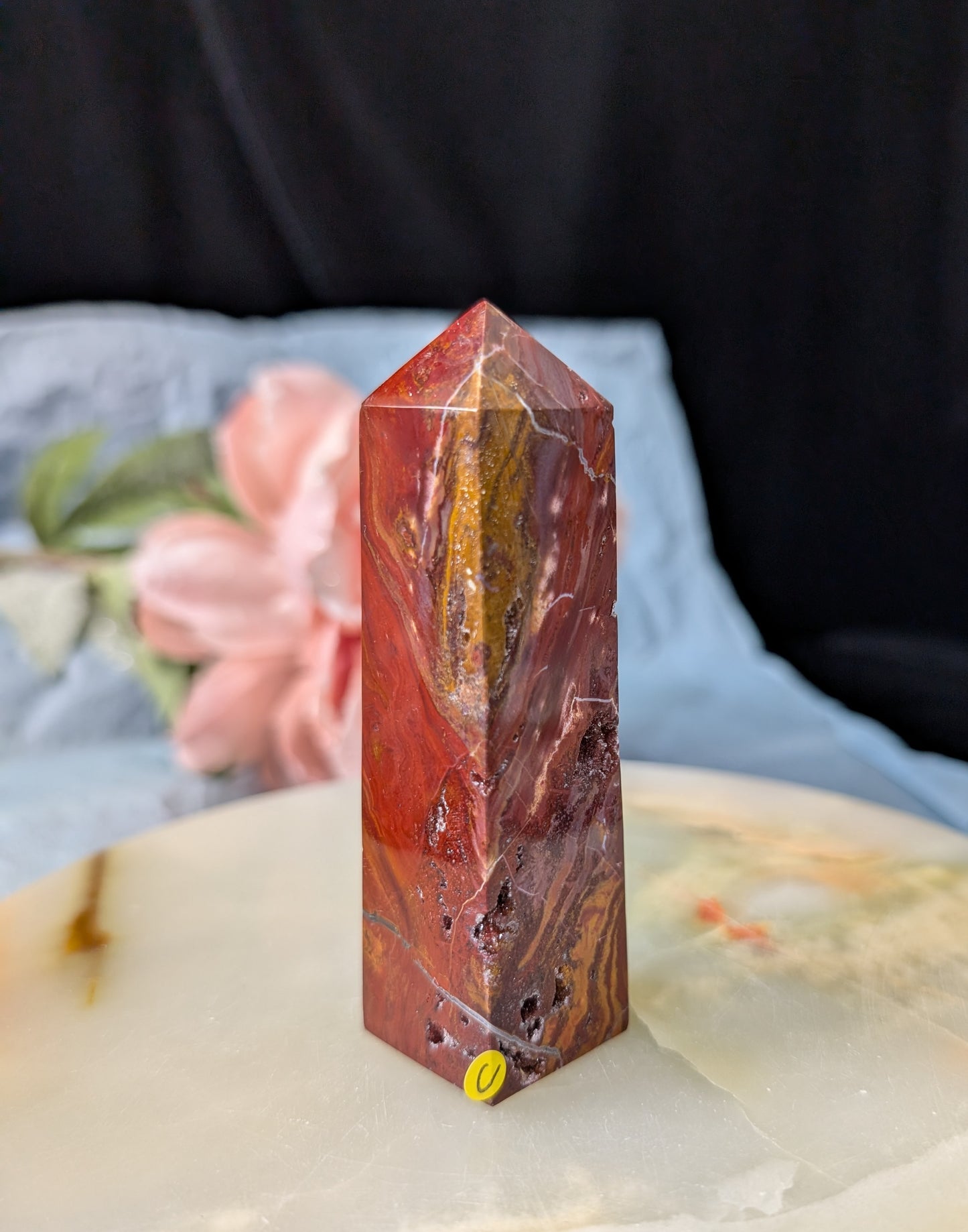 Indonesian Red Jasper Tower