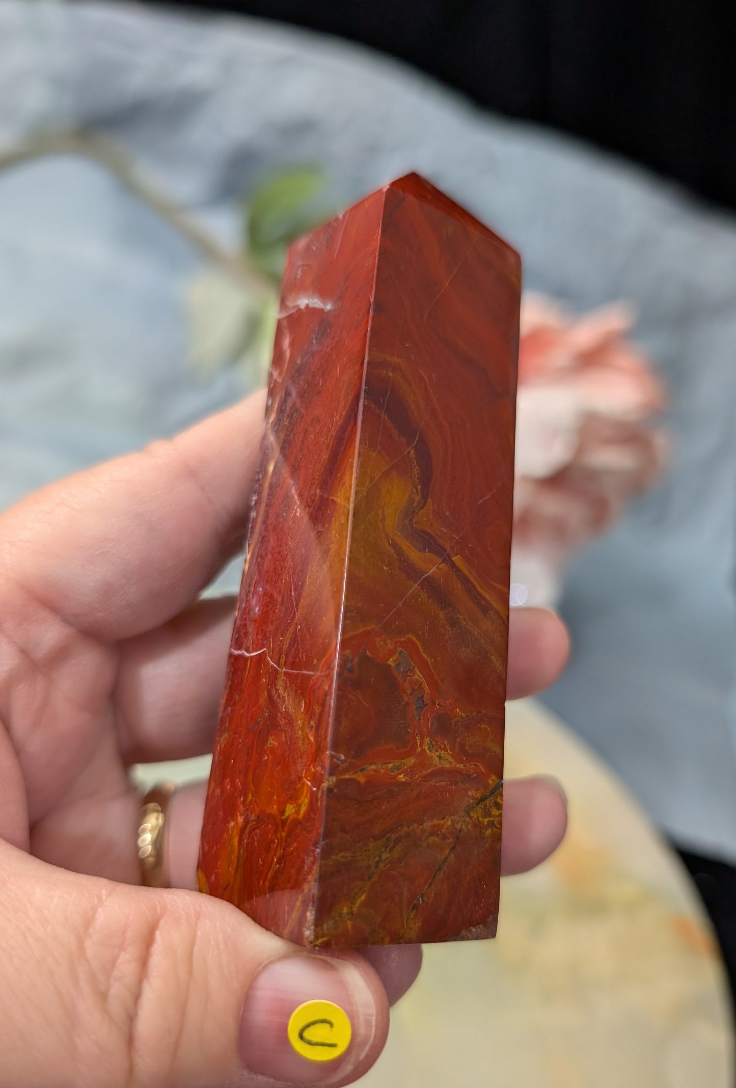 Indonesian Red Jasper Tower