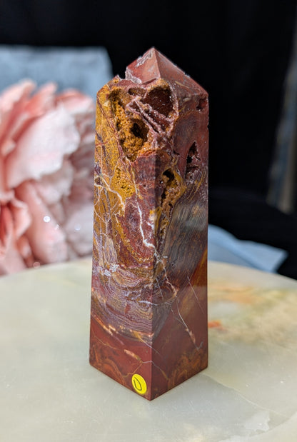 Indonesian Red Jasper Tower
