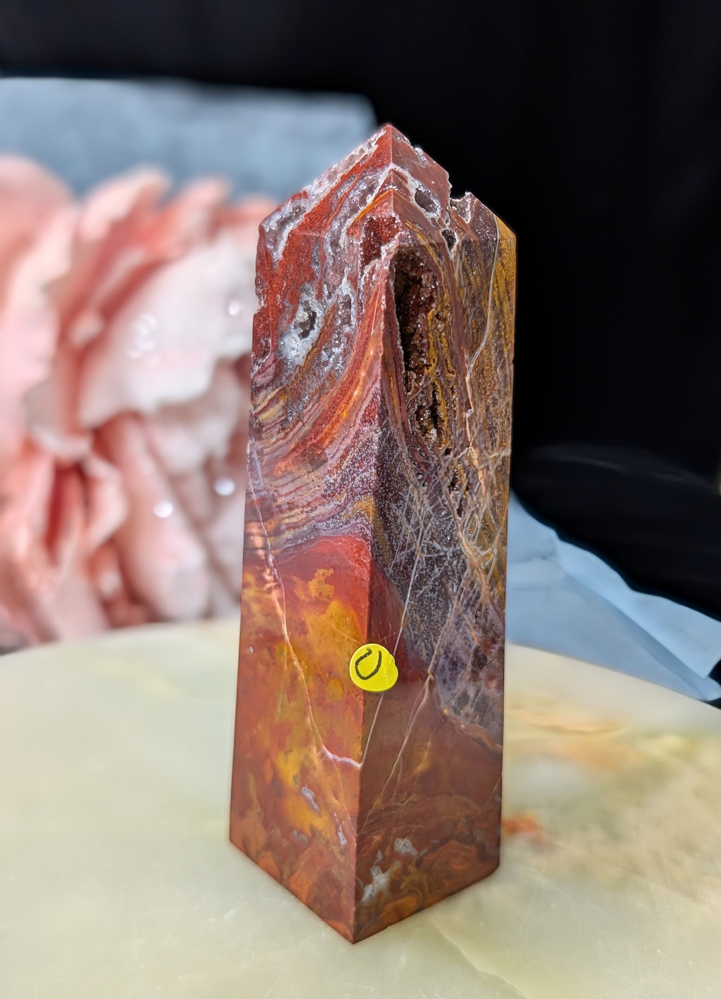 Indonesian Red Jasper Tower