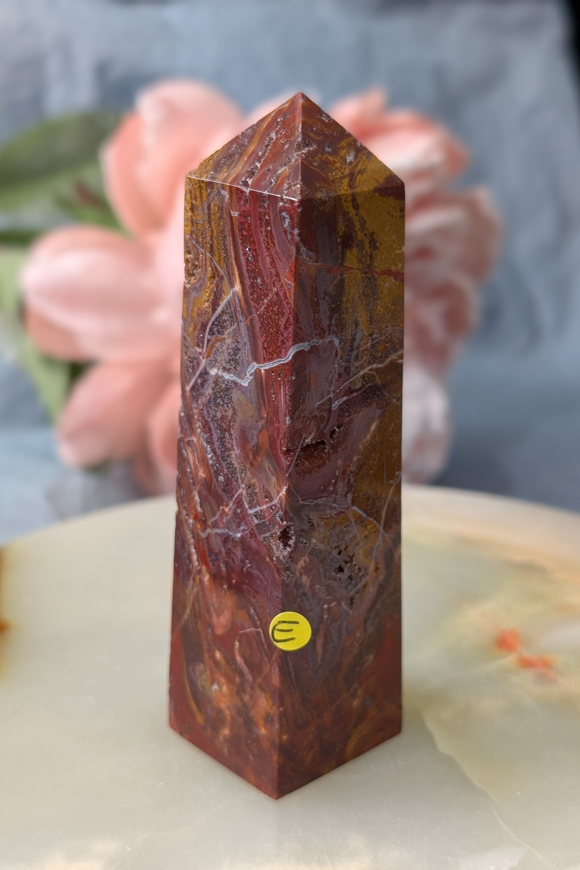 Indonesian Red Jasper Tower