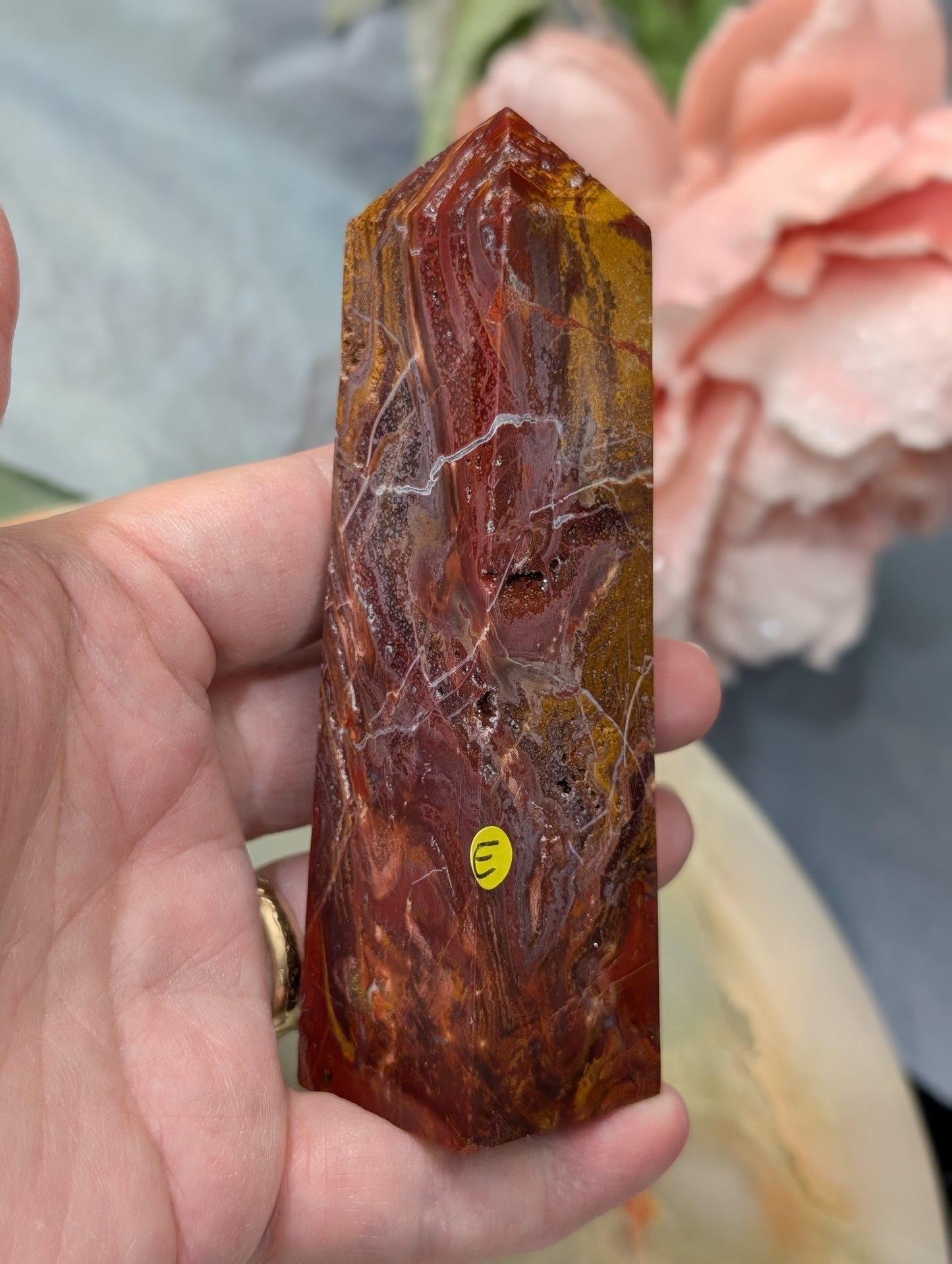 Indonesian Red Jasper Tower