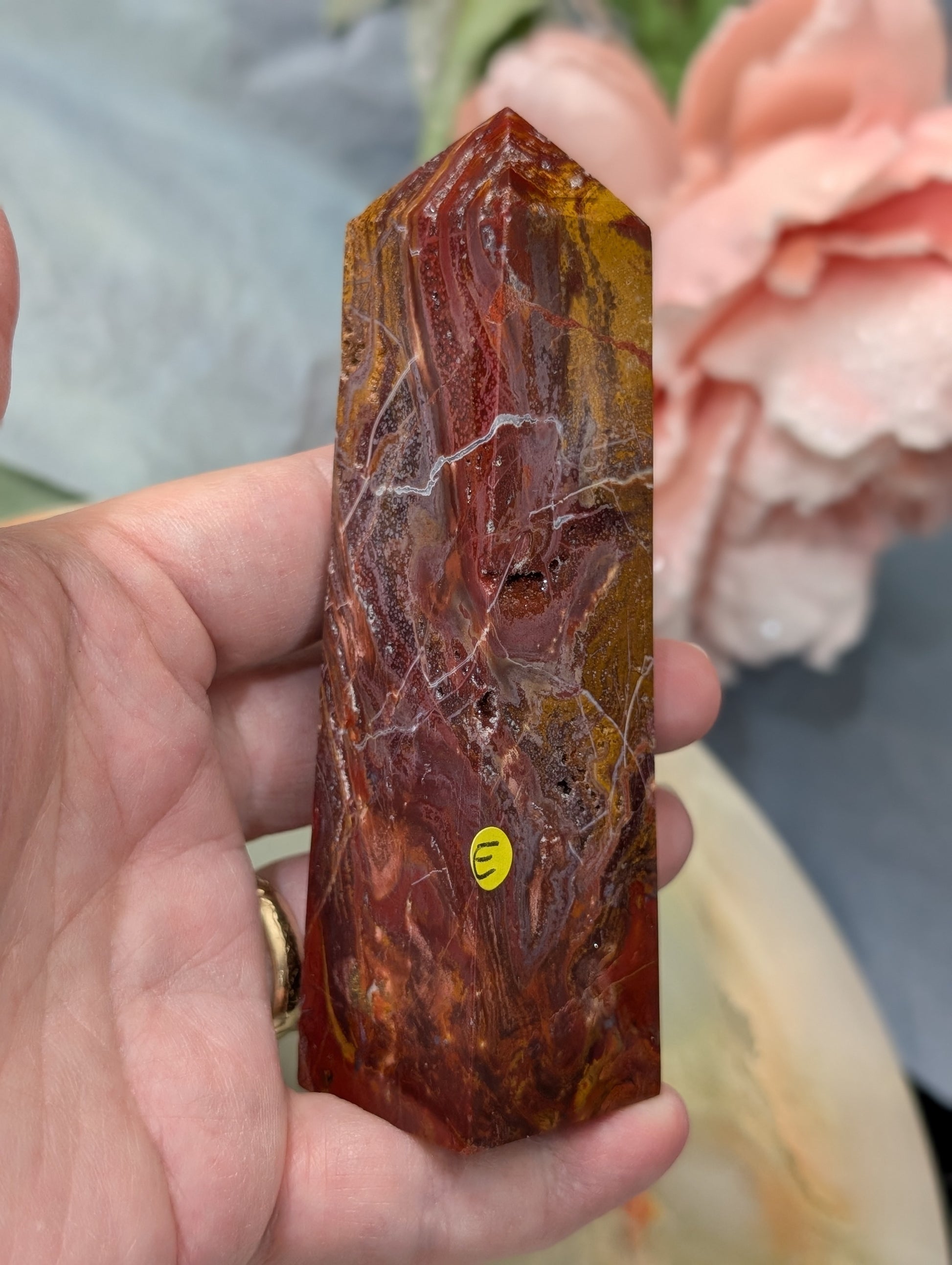 Indonesian Red Jasper Tower