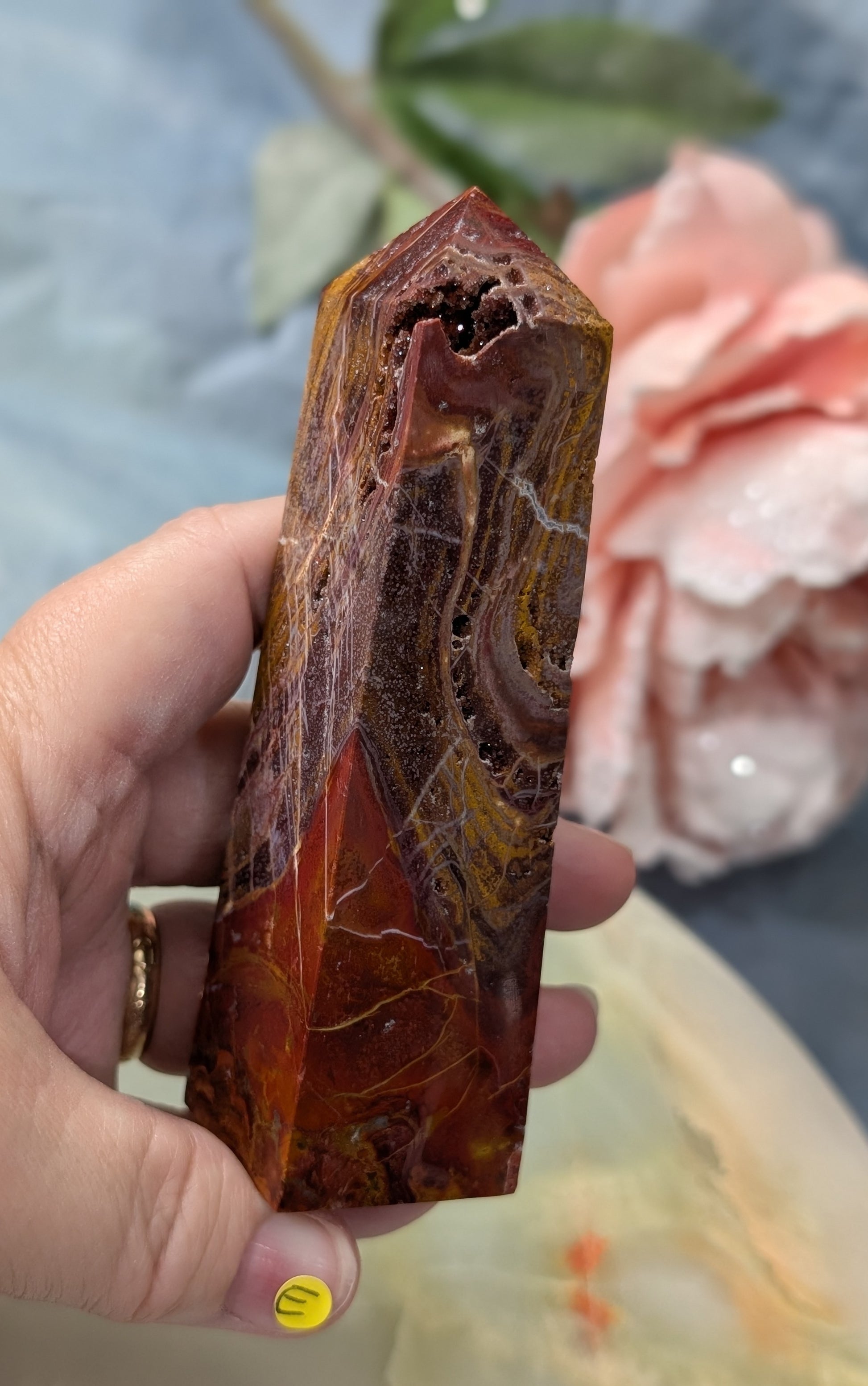 Indonesian Red Jasper Tower