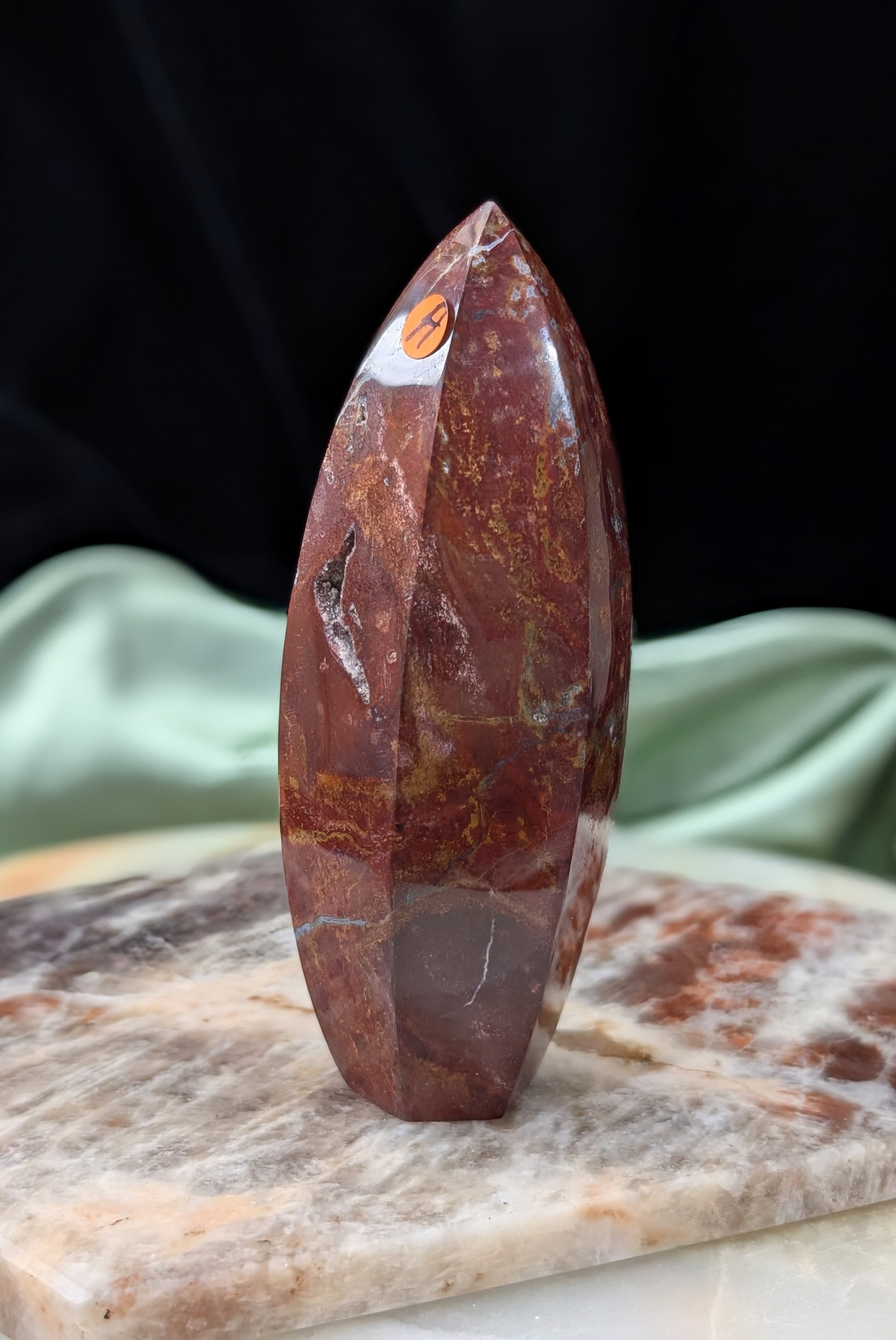 Indonesian Red Jasper Tower