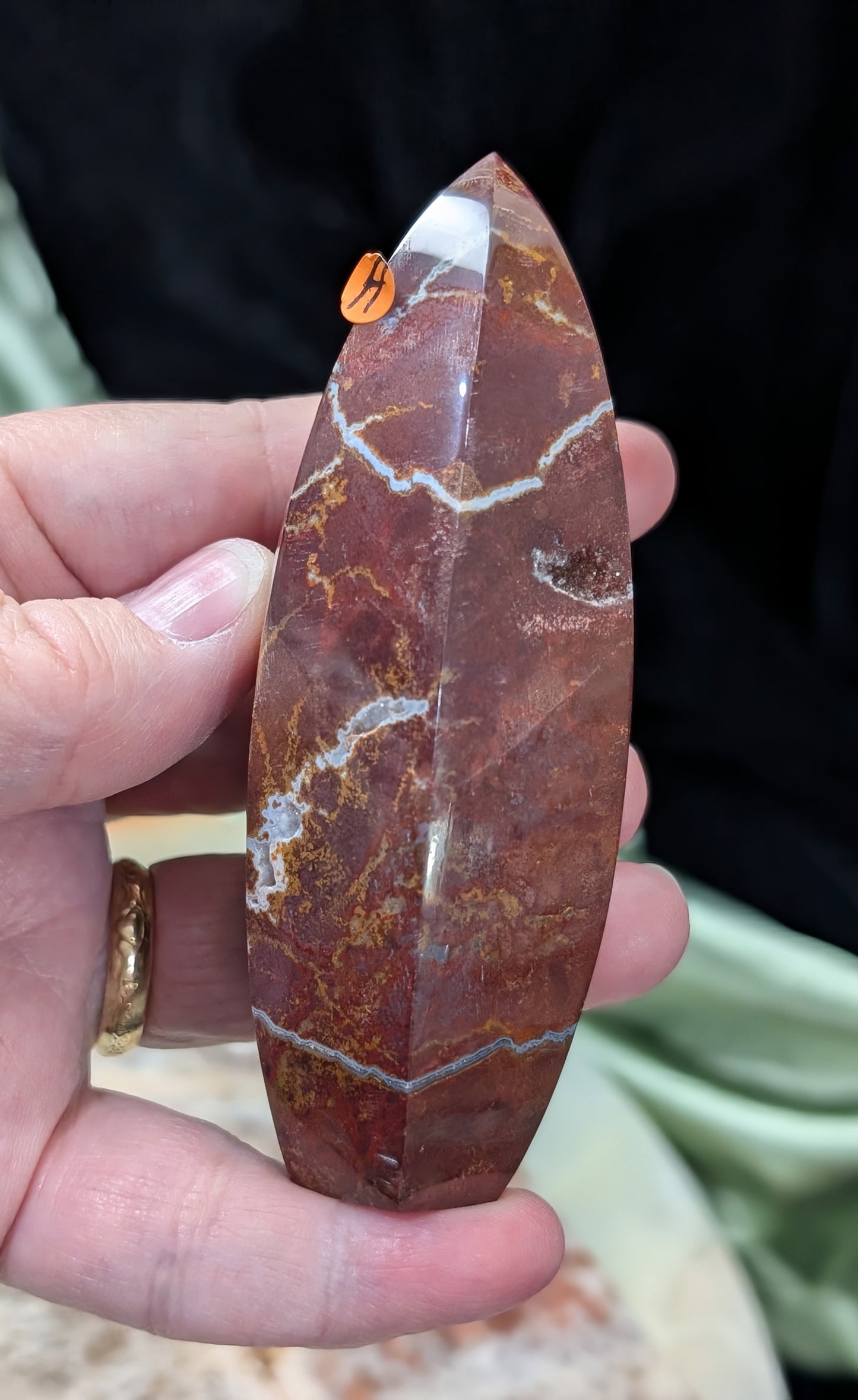 Indonesian Red Jasper Tower