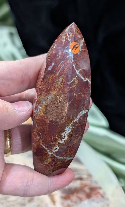 Indonesian Red Jasper Tower