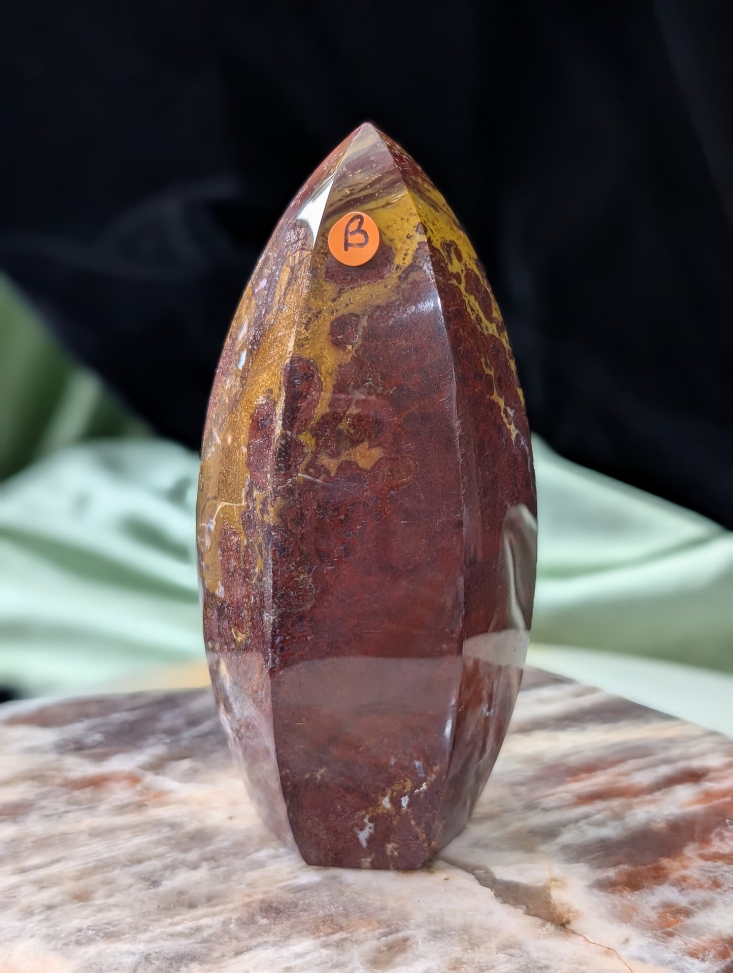 Indonesian Red Jasper Tower