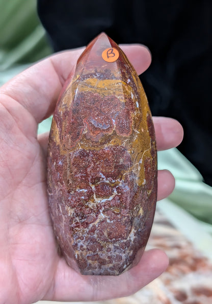 Indonesian Red Jasper Tower