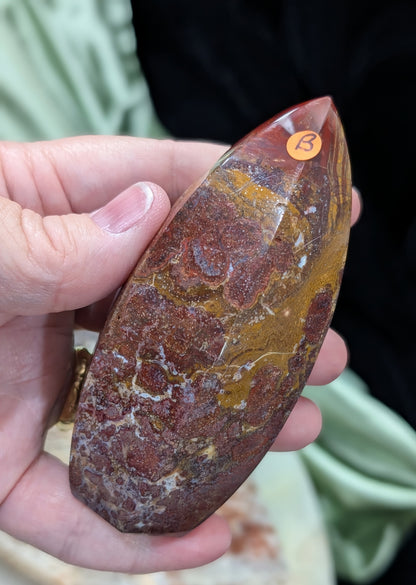 Indonesian Red Jasper Tower