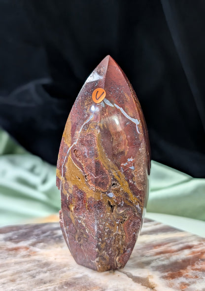 Indonesian Red Jasper Tower