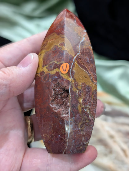 Indonesian Red Jasper Tower