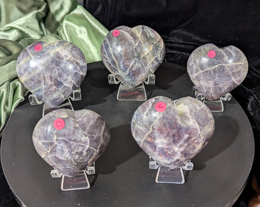 Iolite Hearts