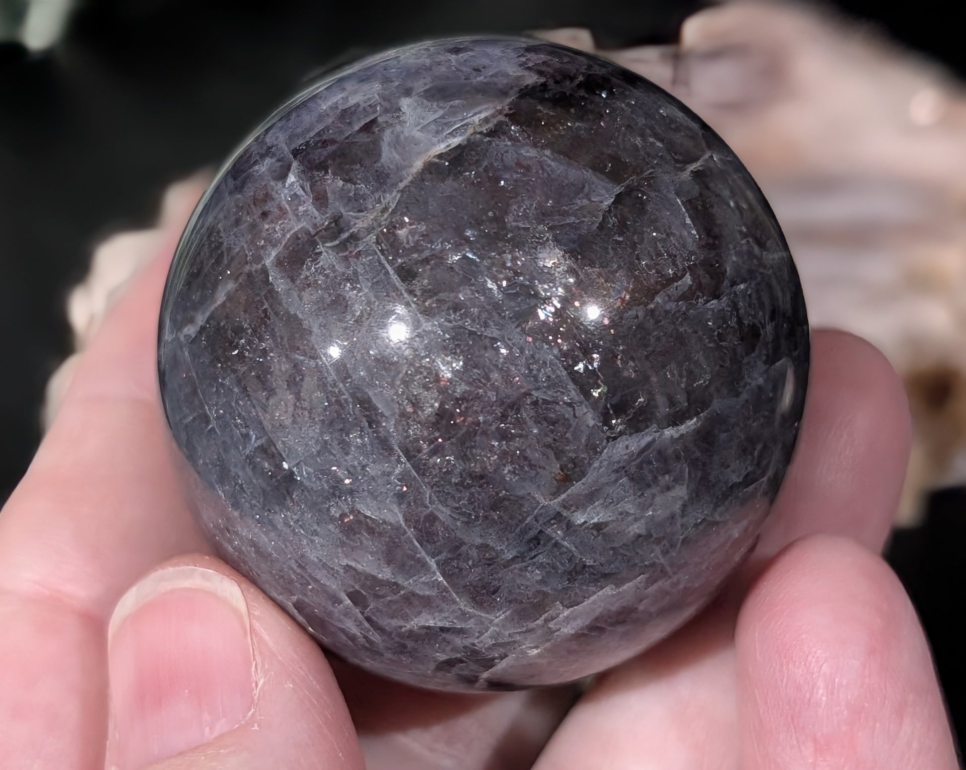 Iolite Sphere