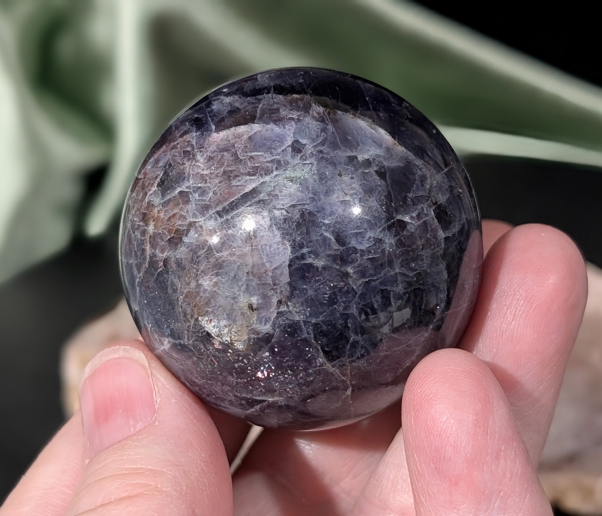 Iolite Sphere