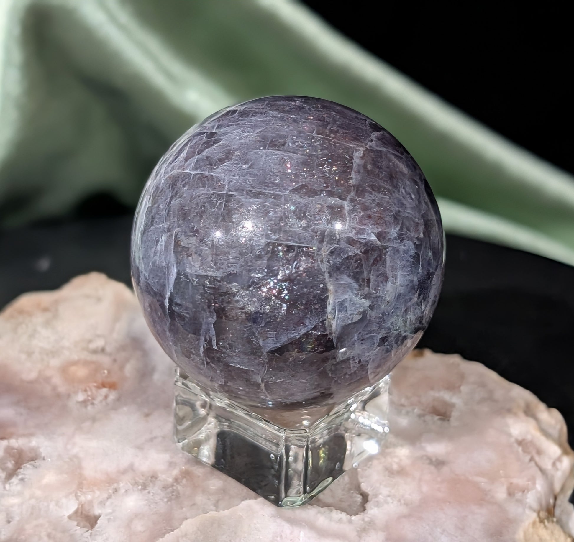 Iolite Sphere