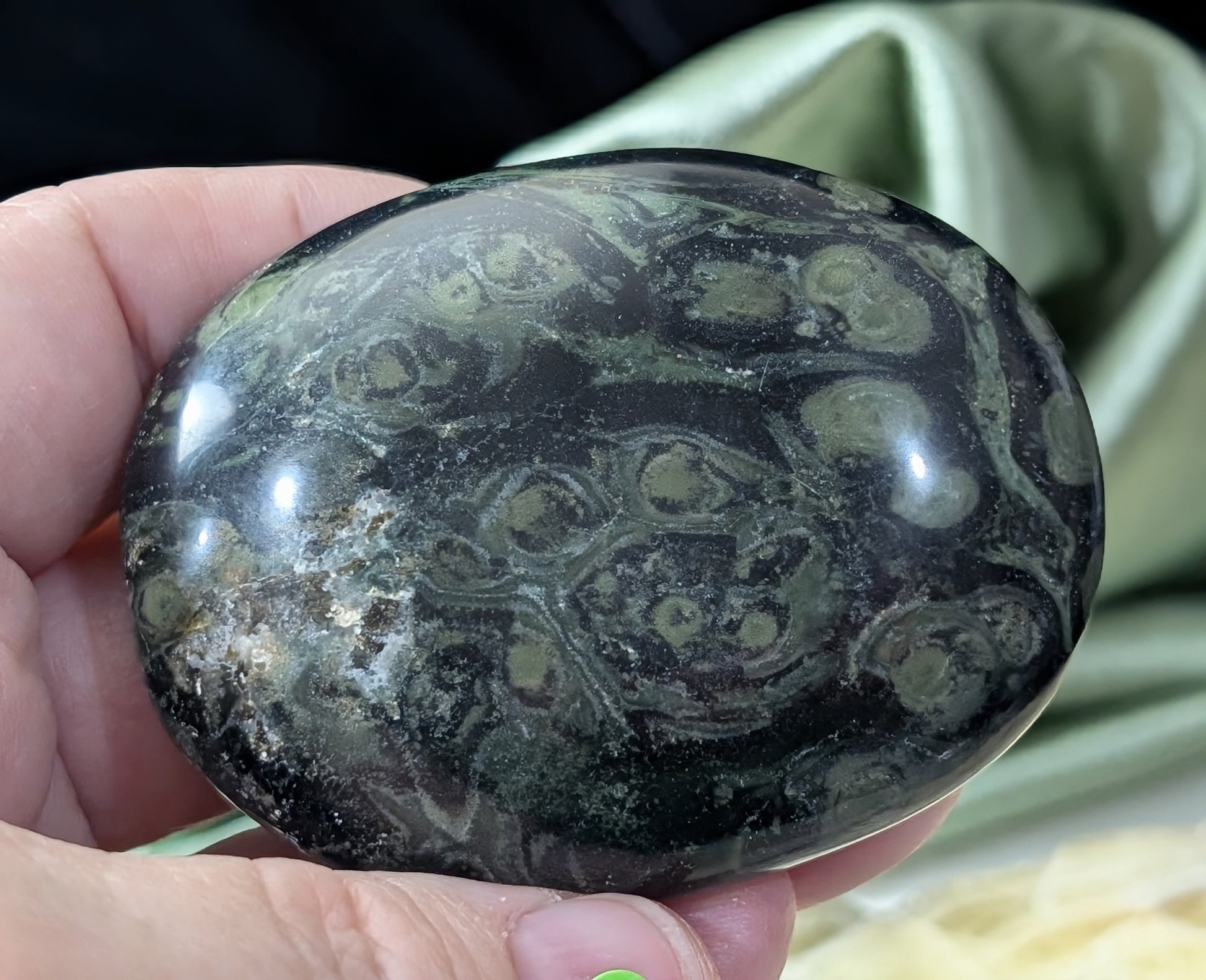 Kambaba Jasper Palm Stone