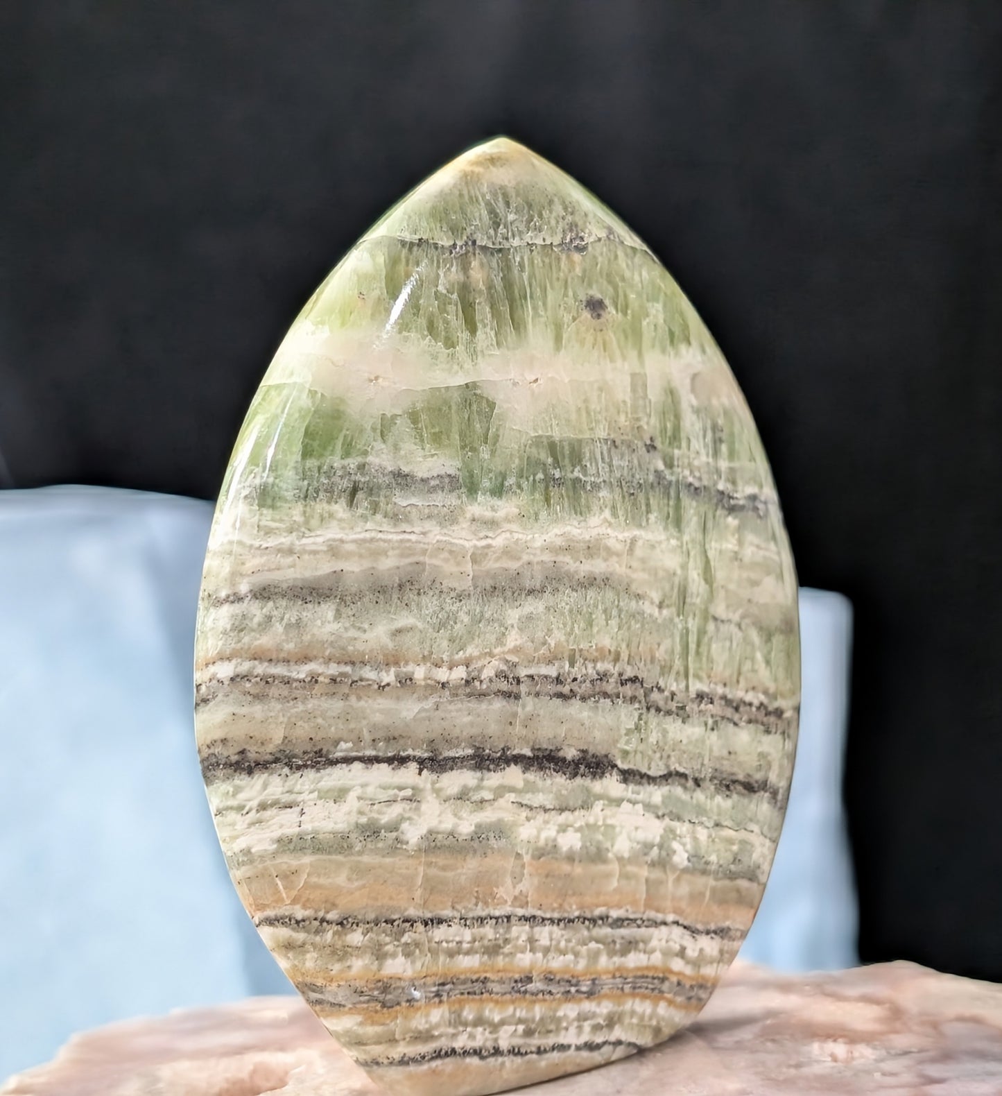 Kiwi Calcite Freeform