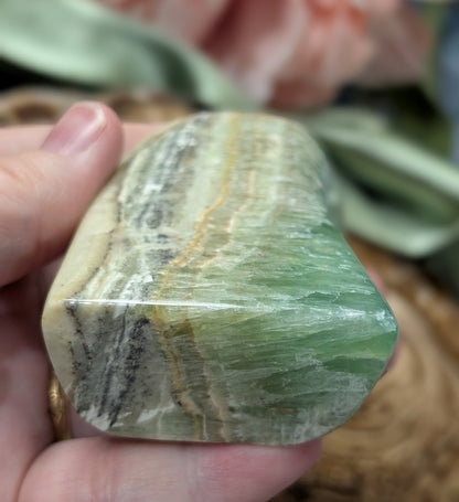 Kiwi Calcite Freeform
