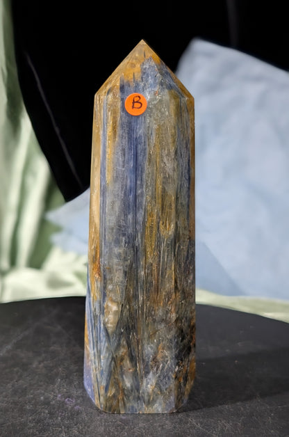 Kyanite and Golden Healer Tower