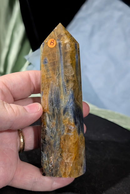 Kyanite and Golden Healer Tower