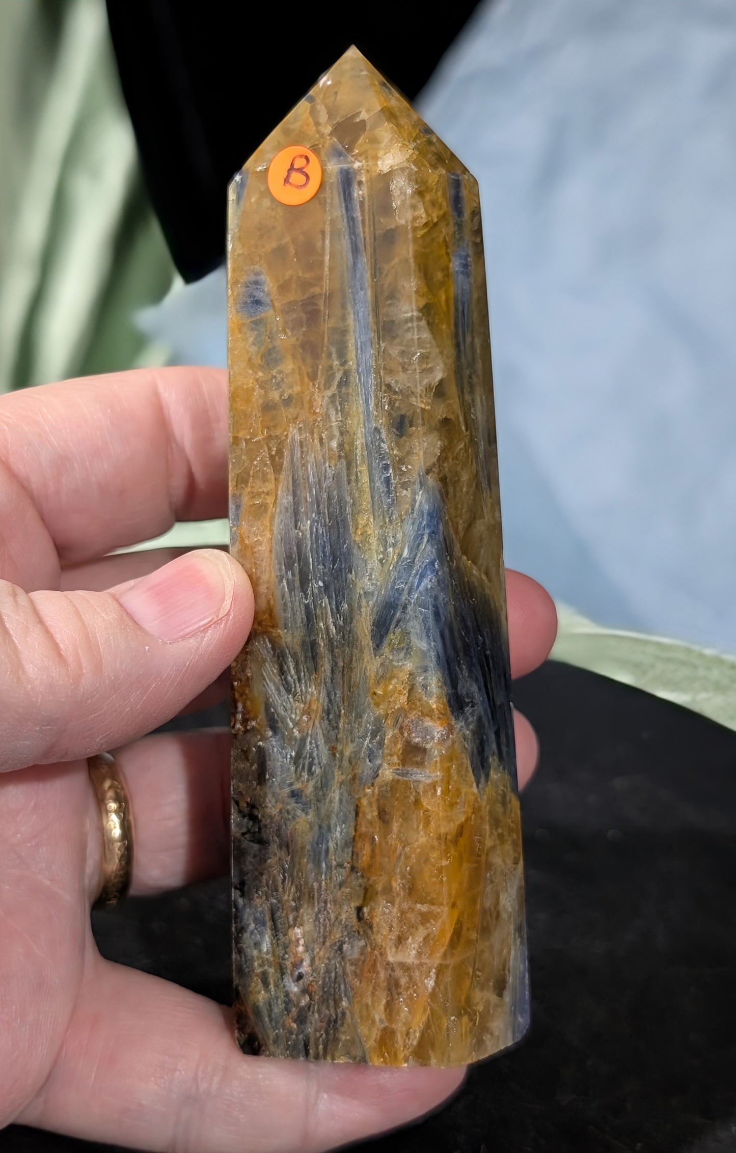 Kyanite and Golden Healer Tower