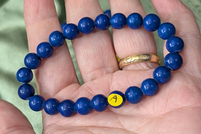 Lapis Lazuli Bead Stretch Bracelet