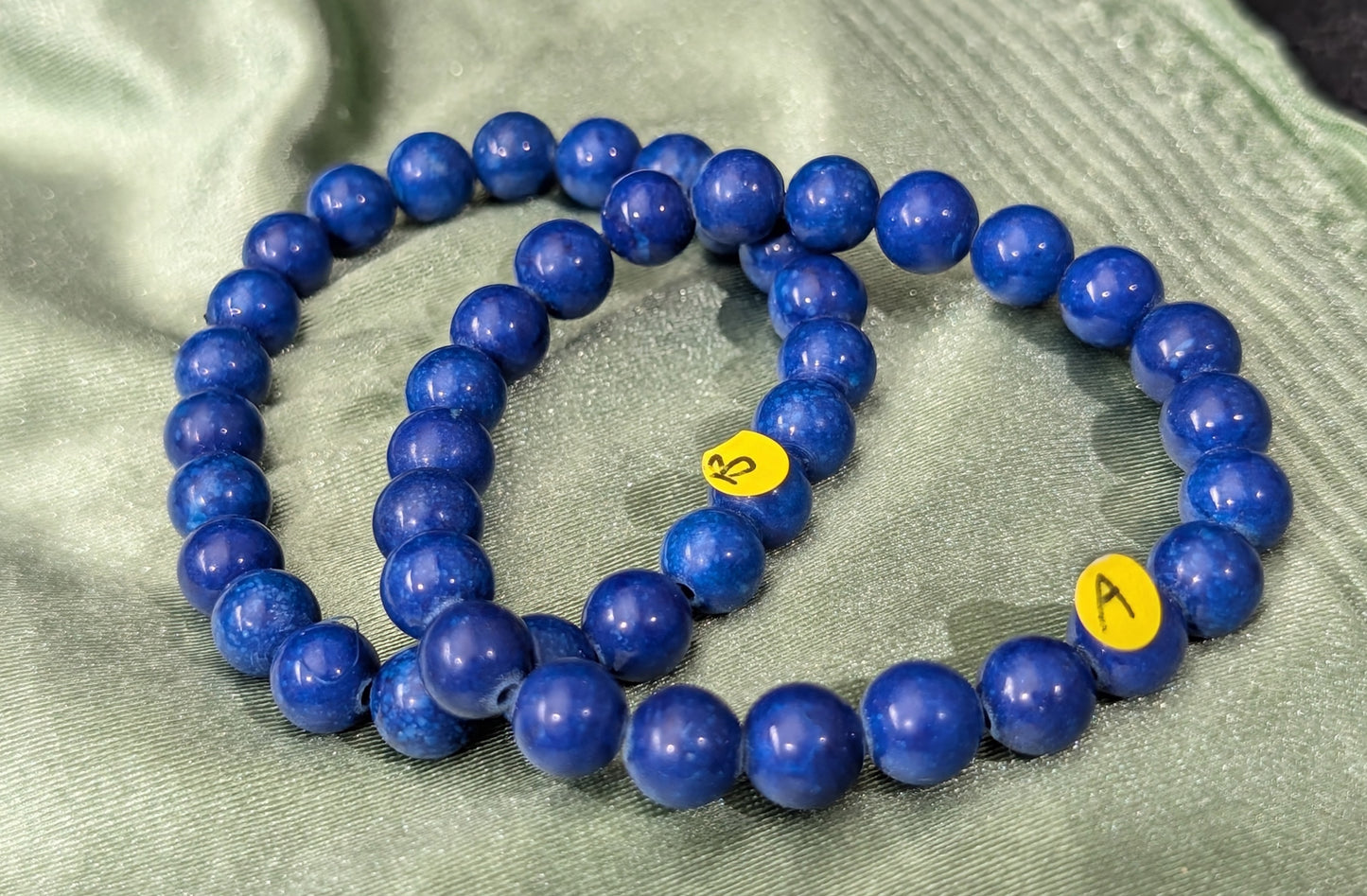 Lapis Lazuli Bead Stretch Bracelets