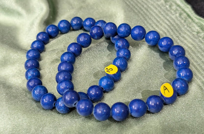 Lapis Lazuli Bead Stretch Bracelets
