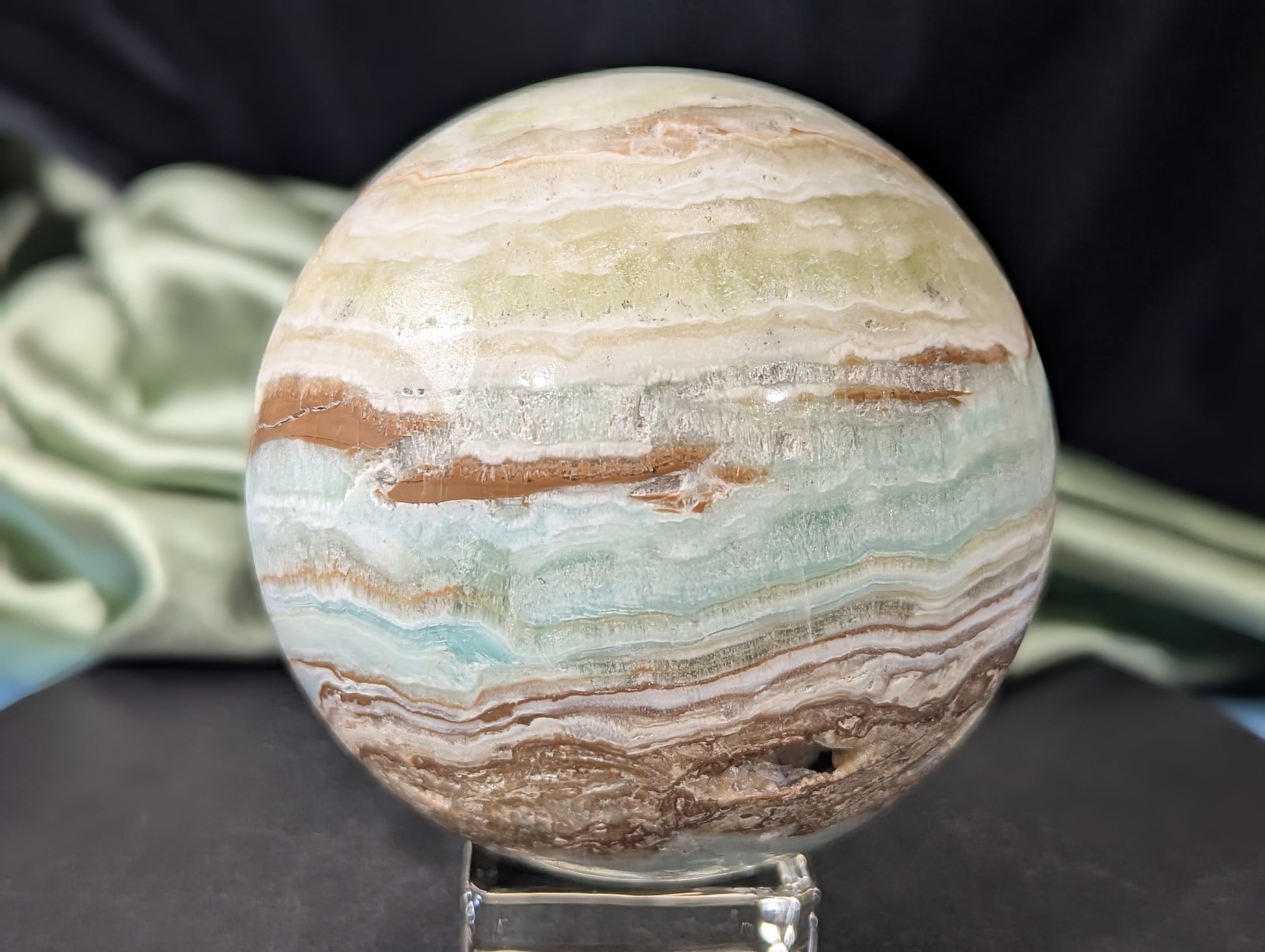 Large Caribbean Calcite Sphere
