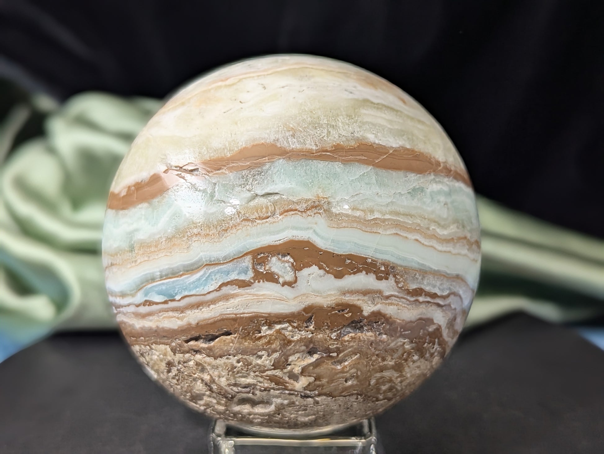 Large Caribbean Calcite Sphere