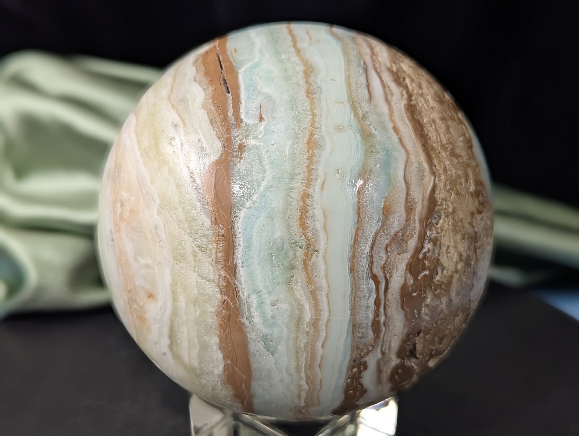 Large Caribbean Calcite Sphere