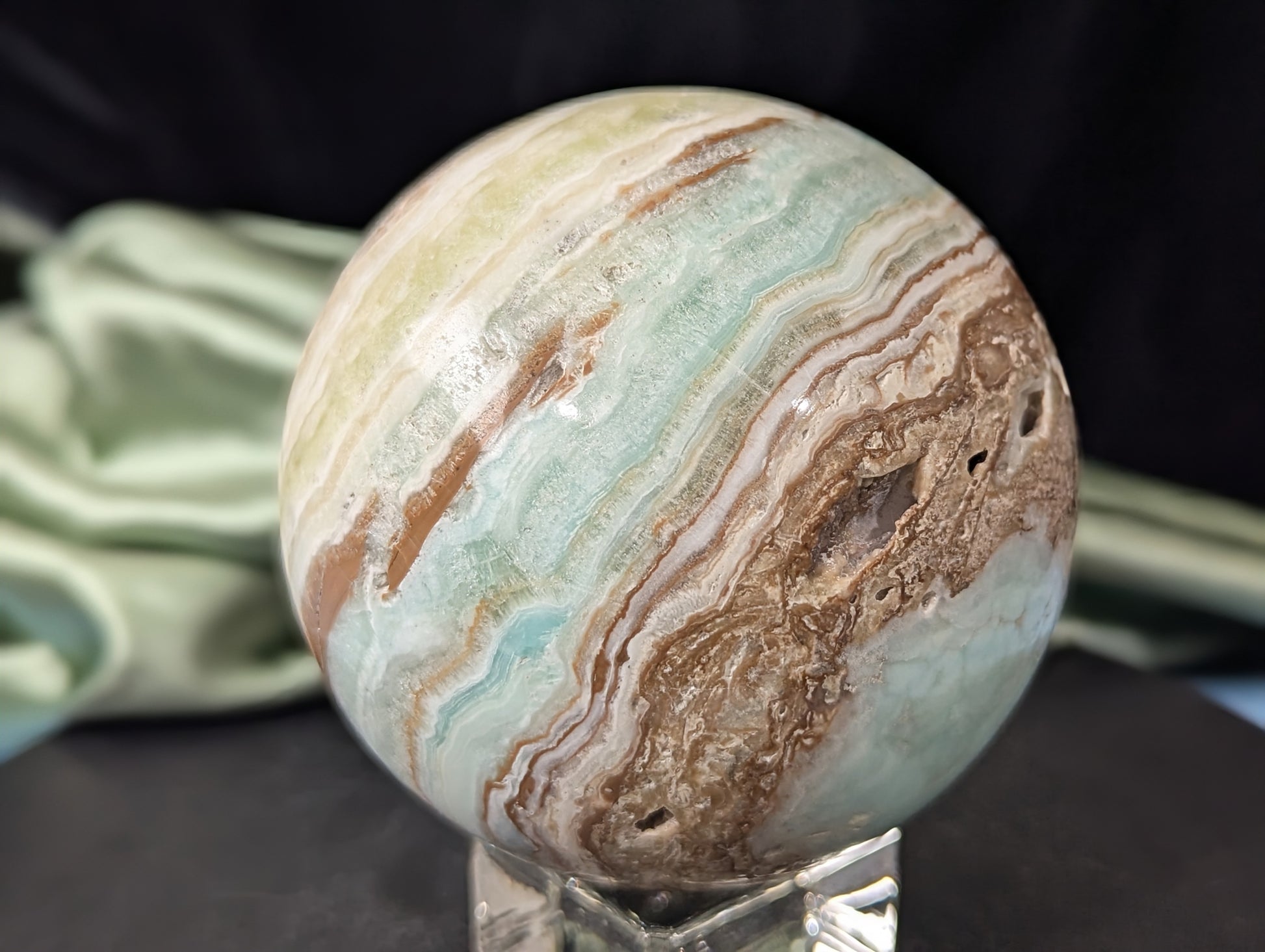 Large Caribbean Calcite Sphere