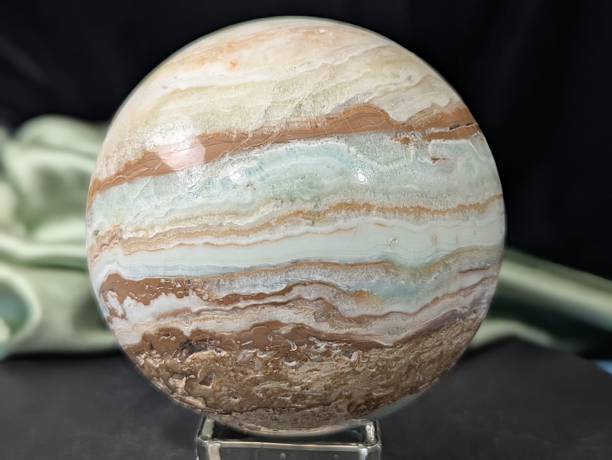 Large Caribbean Calcite Sphere
