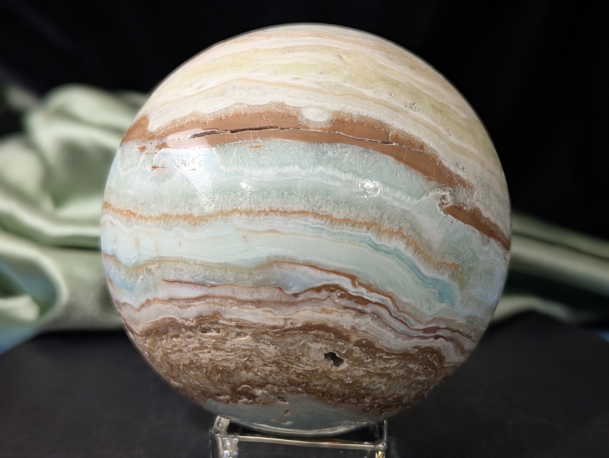 Large Caribbean Calcite Sphere
