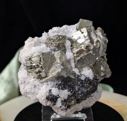 Large Cubical Pyrite in Matrix Specimen