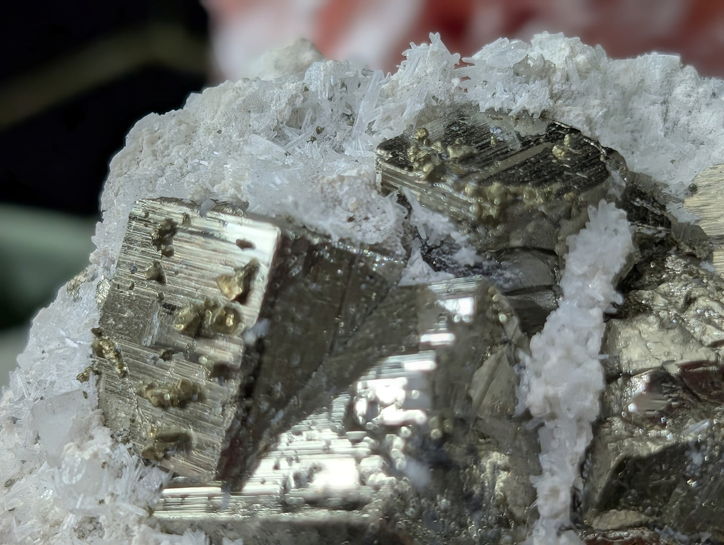 Large Cubical Pyrite in Matrix Specimen