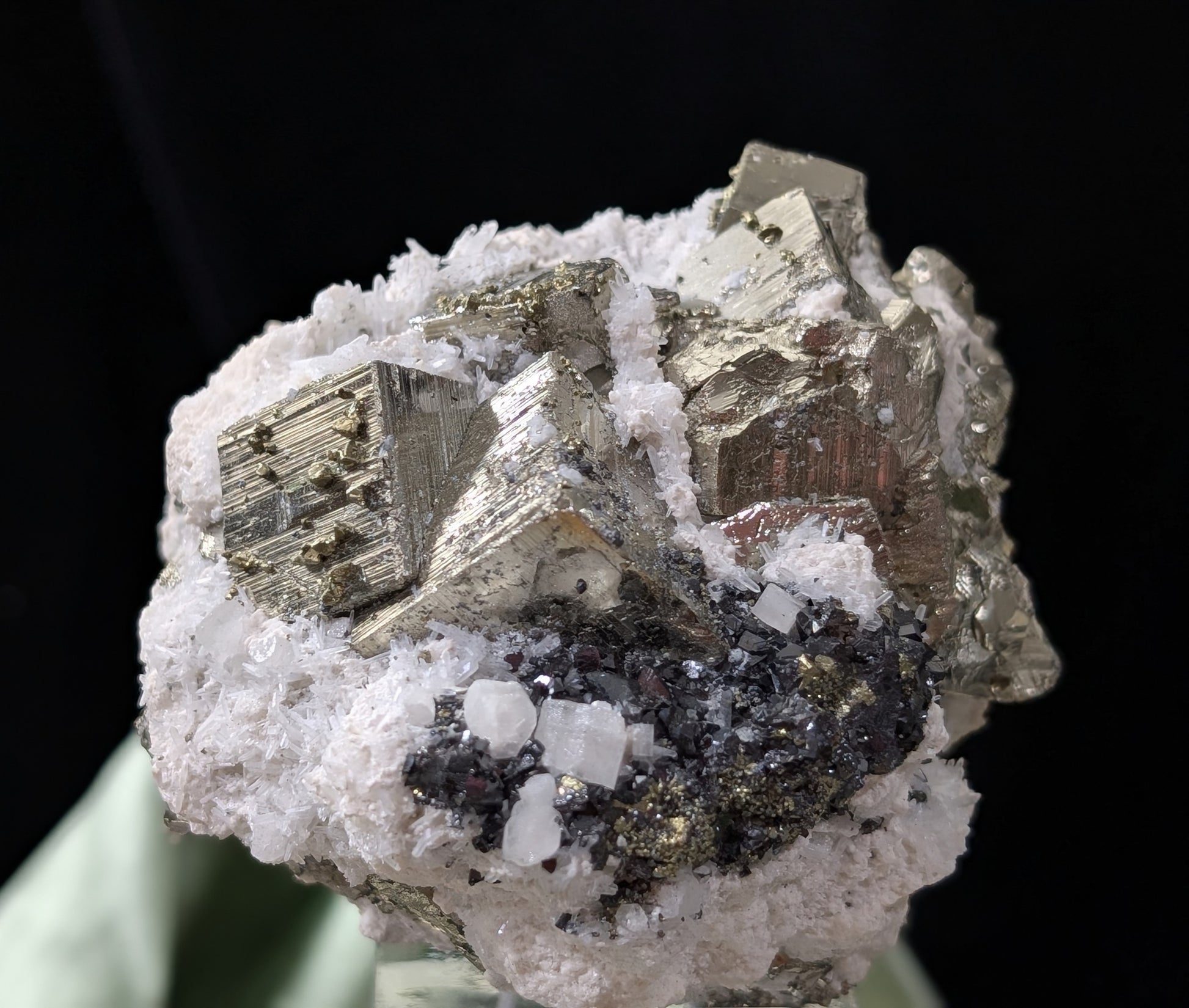 Large Cubical Pyrite in Matrix Specimen