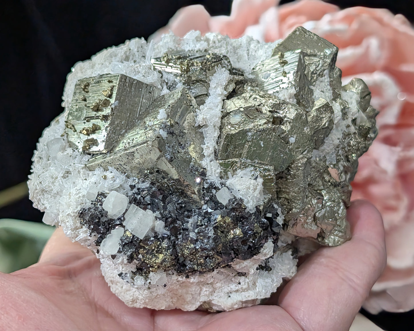Large Cubical Pyrite in Matrix Specimen