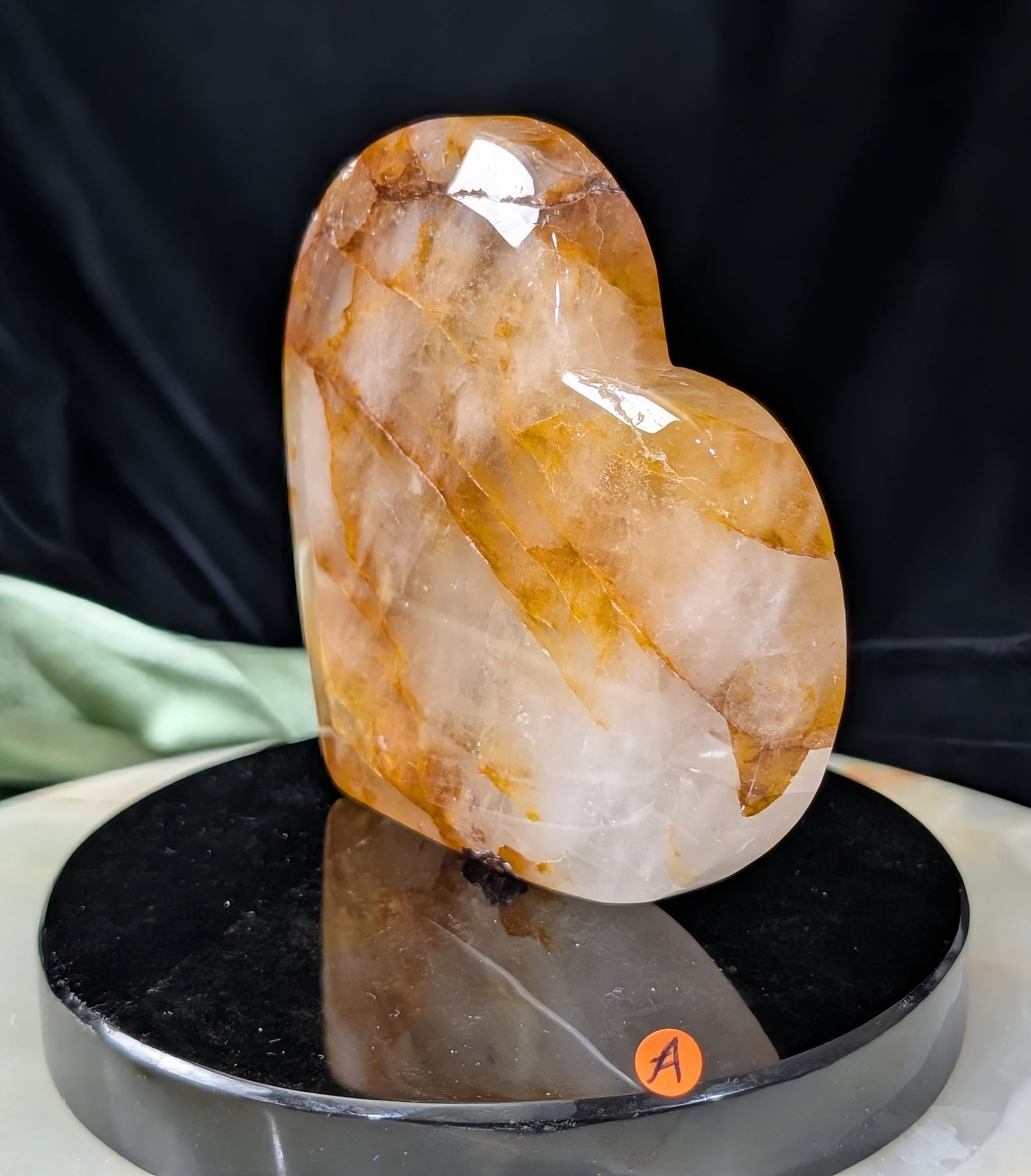 Large Golden Healer Heart