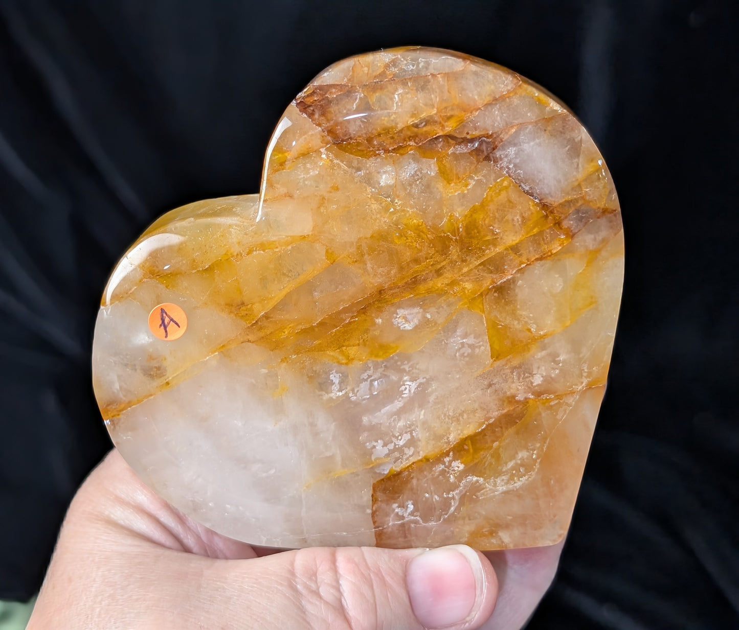 Large Golden Healer Heart
