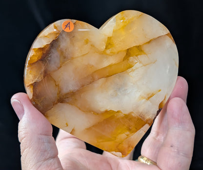 Large Golden Healer Heart