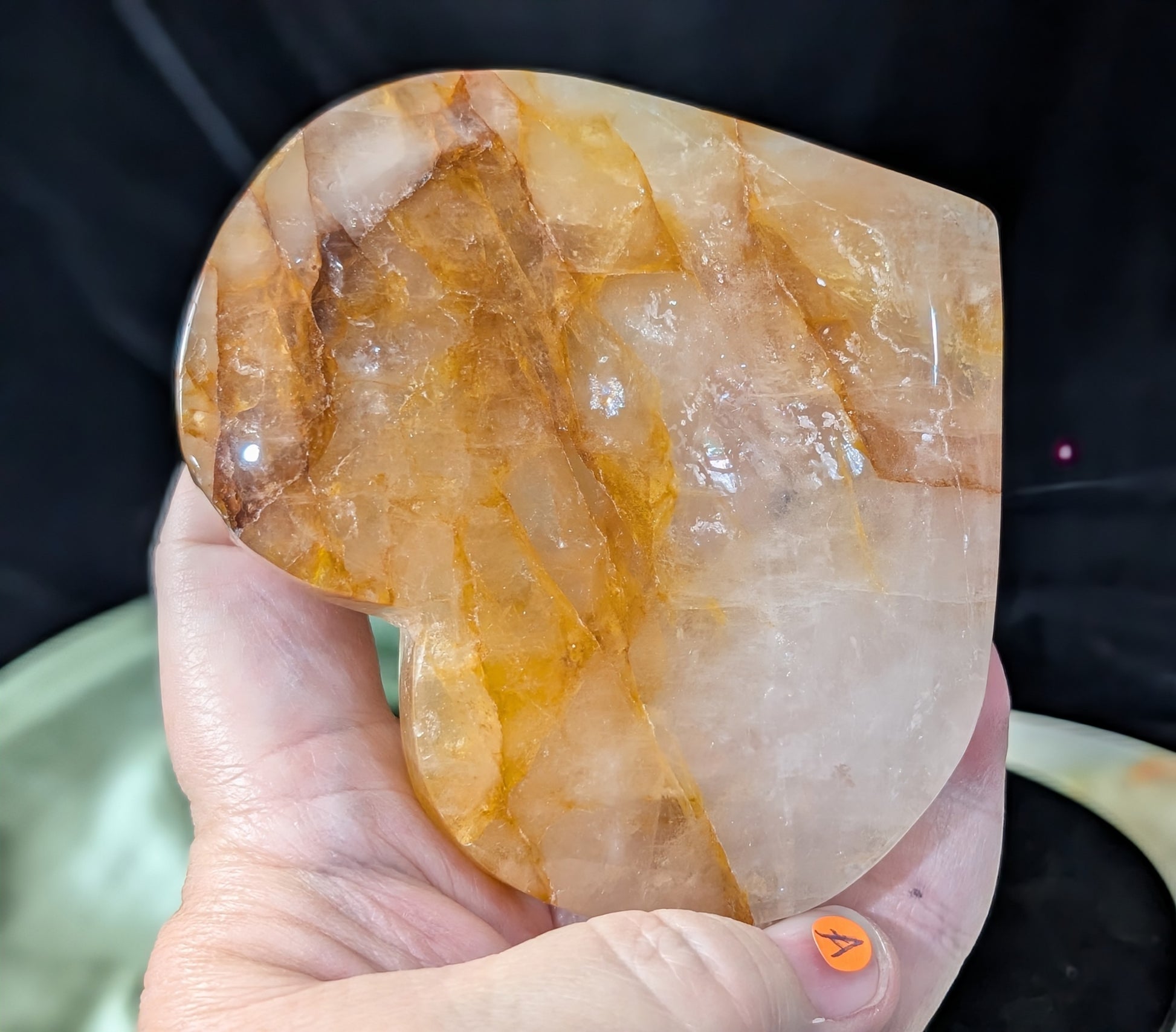 Large Golden Healer Heart