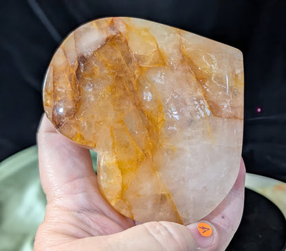 Large Golden Healer Heart