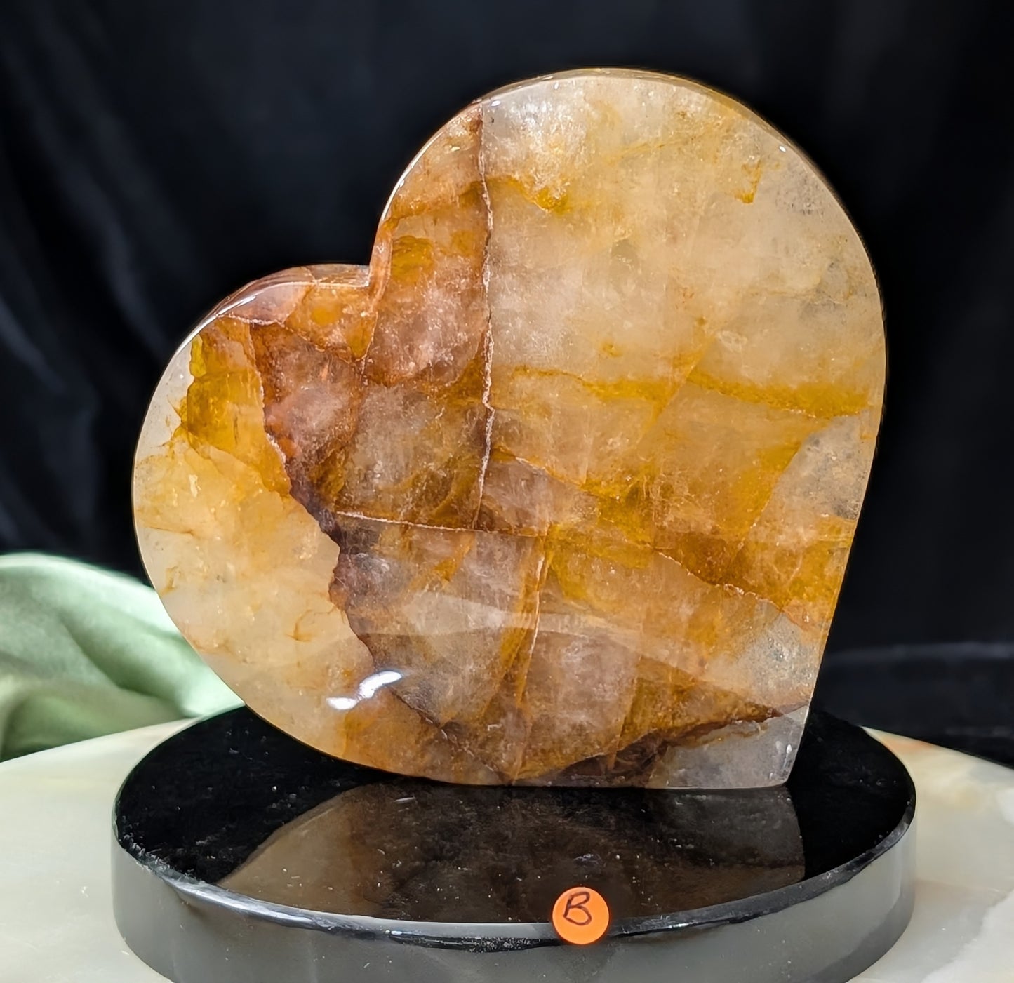 Large Golden Healer Heart