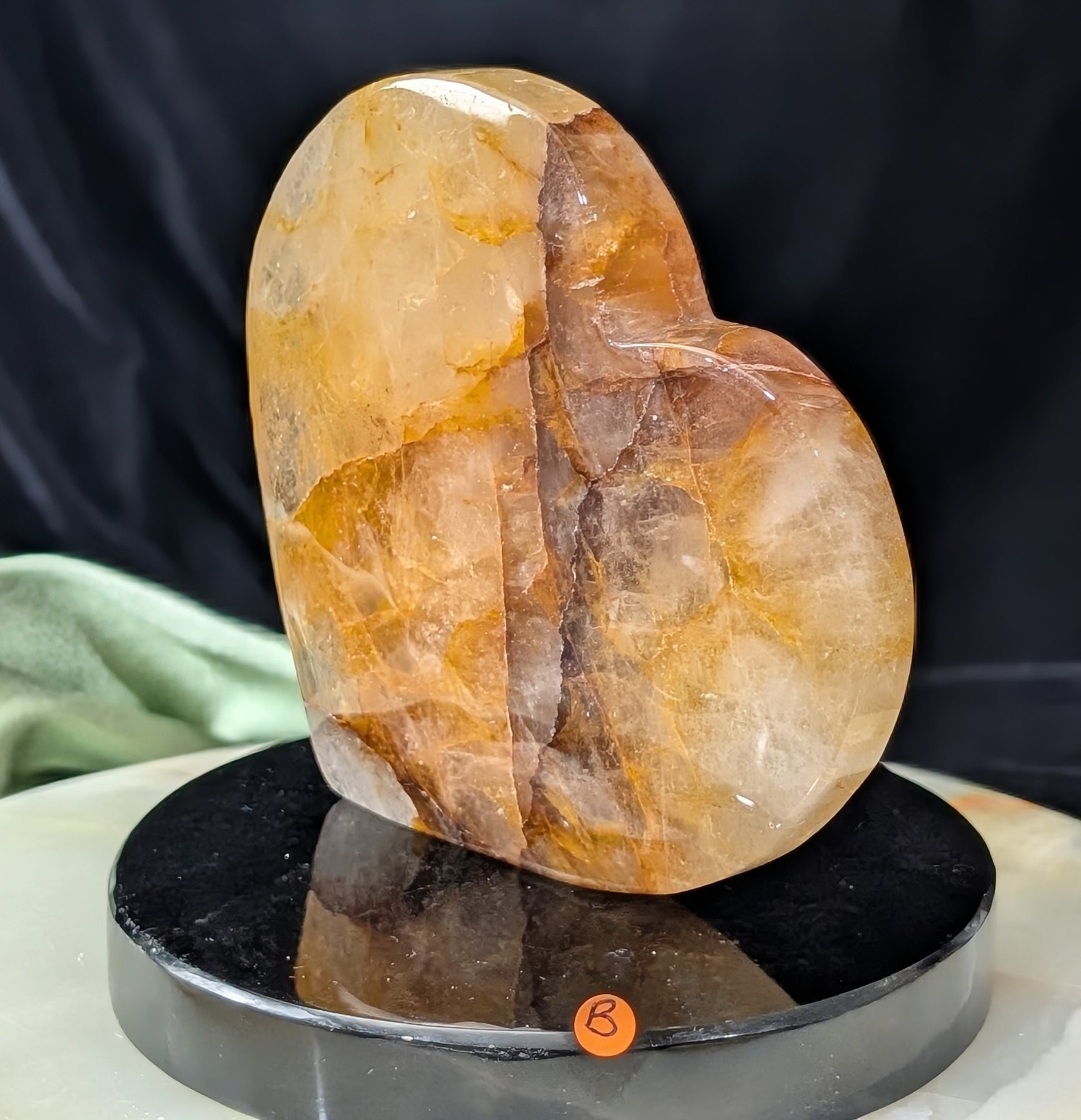 Large Golden Healer Heart